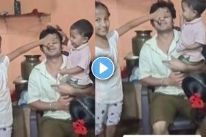 Girl's celebrated father's birthday in a unique way