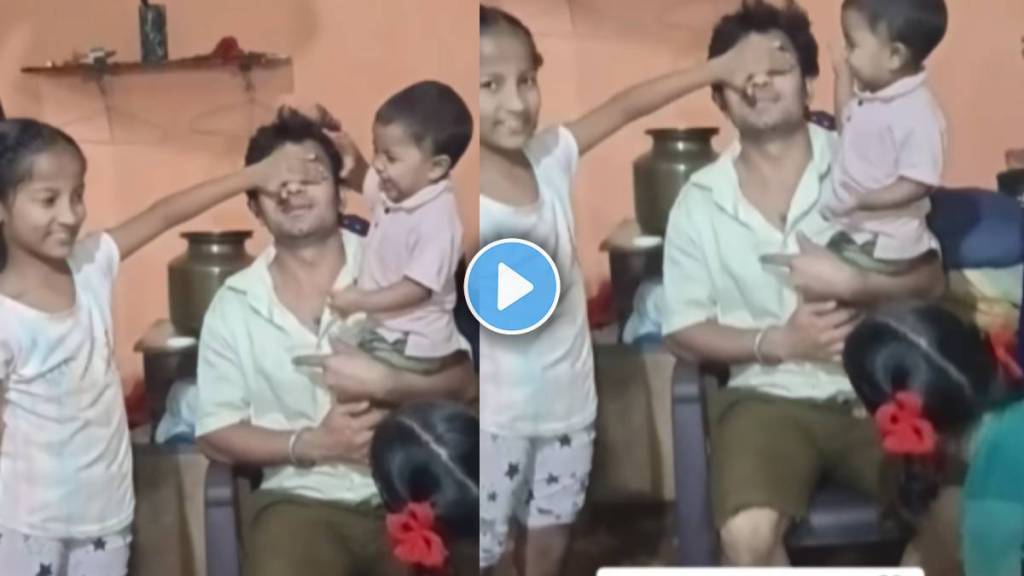 Girl's celebrated father's birthday in a unique way