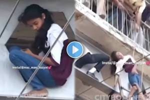 The young woman attempts to commit suicide