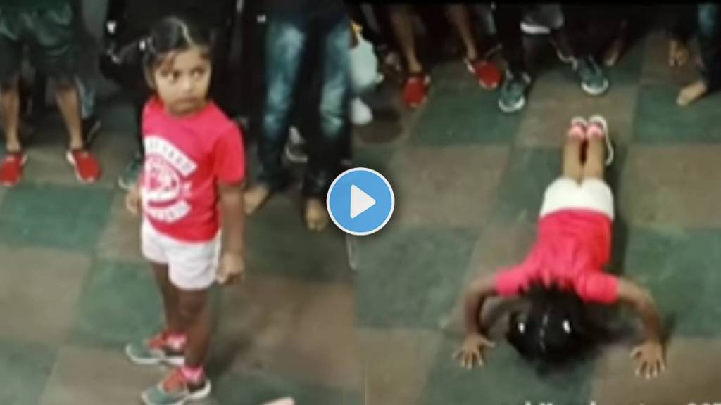 Six year old Girl in just one minute did 100 pushups