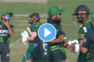 Pakistan fielders celebrate wildly in front of Temba Bavuma after his dismissal during PAK vs SA video viral