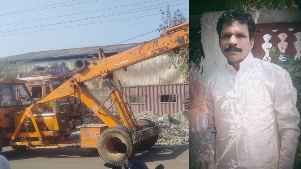 crane , laborer died , Nagpur, loksatta news,