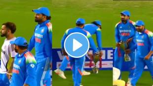 Rohit Sharma Forgot Winning Trophy Funny video viral with Virat Kohli and KL Rahul after IND vs ENG 3rd ODI