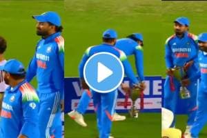 Rohit Sharma Forgot Winning Trophy Funny video viral with Virat Kohli and KL Rahul after IND vs ENG 3rd ODI