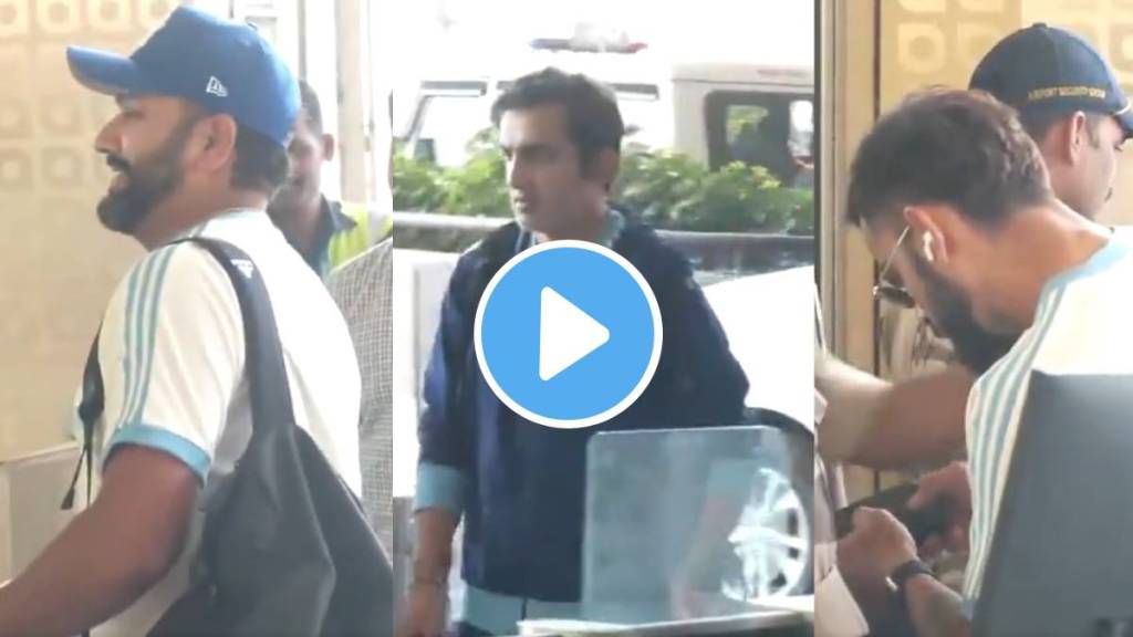 Rohit Sharma Led Team India to Leave For Dubai For ICC Champions Trophy 2025 Today Video viral