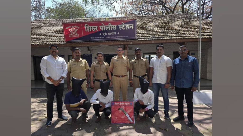 Police arrested three people who terrorizing city of Shirur with koytta