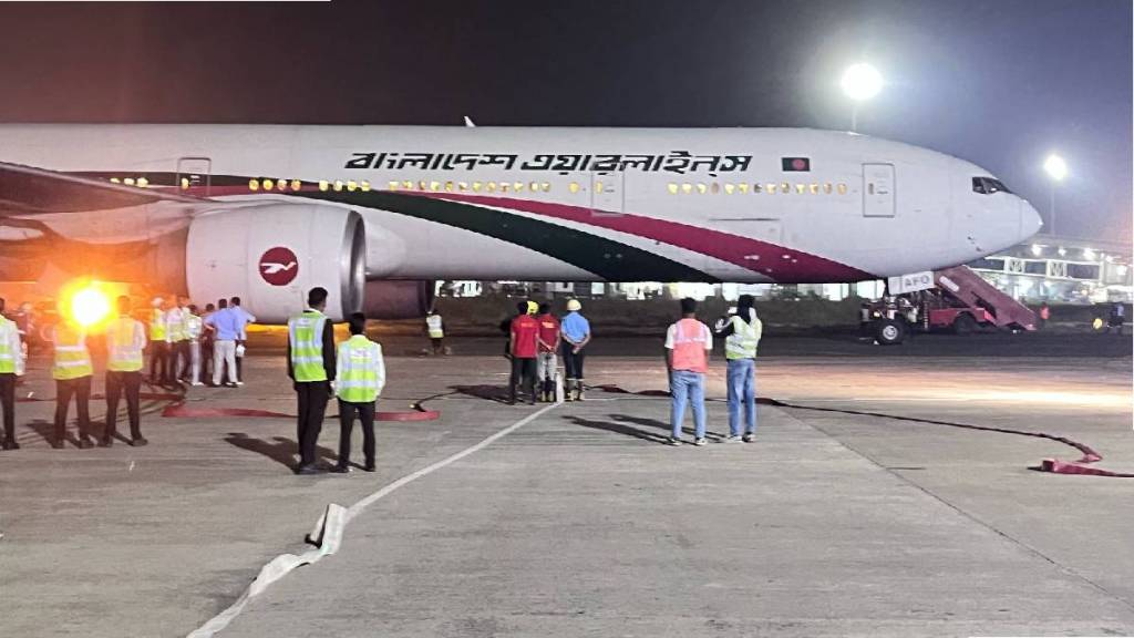 plane from dhaka to dubai emitted smoke prompting emergency landing in nagpur