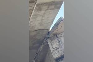 flyover in east nagpur built by nitin gadkaris department collapsed two days after inauguration