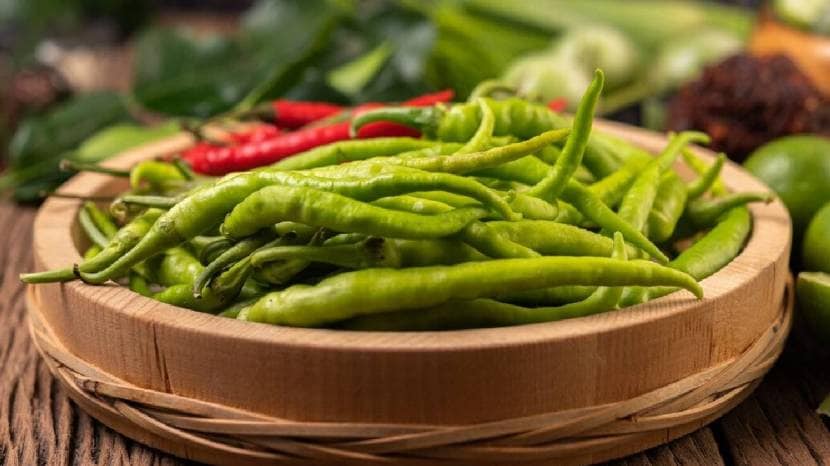 benefits of eating green chili