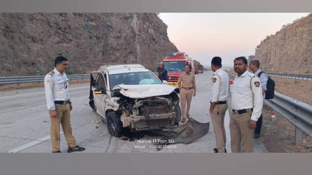 samrudhi highway accidents caused by dozing drivers left three seriously injured and six mildly injured