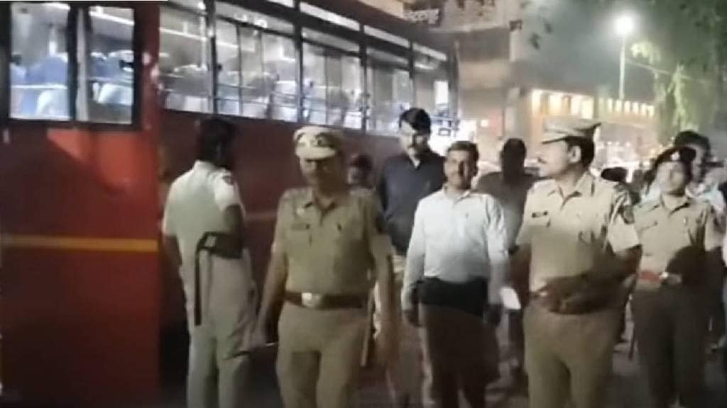 kalyan police conducted a roadshow after Swargate assault