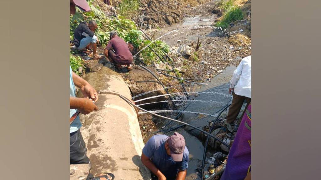 water department cut 62 illegal tap connections in kalyan govindwadi road