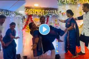 Couple dance on marathi song