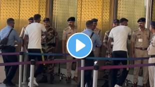 IND vs ENG Hardik Pandya salutes the officer at Mumbai airport as he proceeds without security check