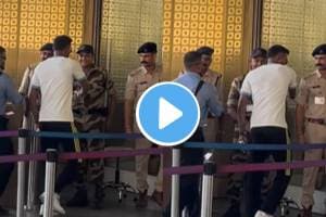 IND vs ENG Hardik Pandya salutes the officer at Mumbai airport as he proceeds without security check