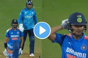 IND vs ENG Shubman Gill touched his head after Adil Rashid clean bowled Axar Patel video viral