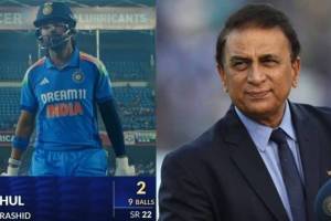 Sunil Gavaskar slam KL Rahul gets out trying to help Shubman Gill get a century in IND vs ENG 1st ODI