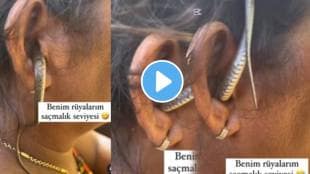 Snake gets stuck inside woman's ear shocking video goes viral on social media