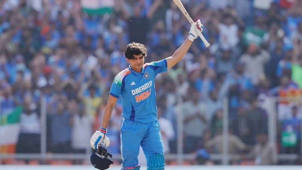 IND vs ENG Shubman Gill scores seventh ODI century against England in Ahmedabad