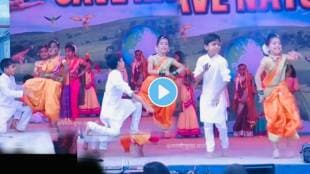 school students couple dance so gracefully on marathi song