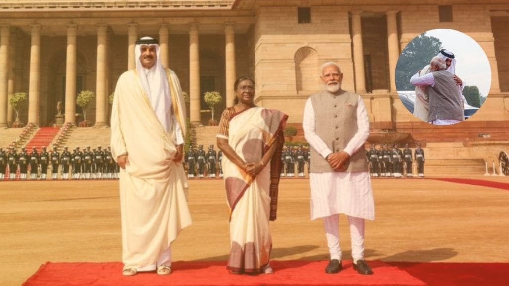 PM Narendra Modi And Amir of Qatar