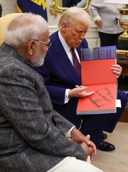 PM Narendra Modi Donald Trump Meet