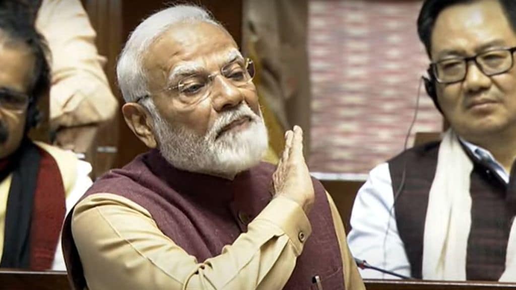 PM Narendra Modi In Rajya Sabha