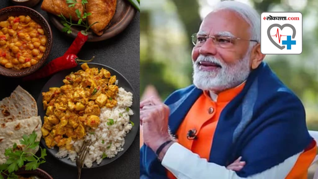 PM Narendra Modi advocates for an early dinner to stay healthy Like a farmer eat meal before 7 pm