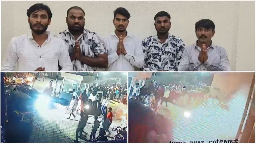 Murder accused gets film style welcome by friends police make them apologize