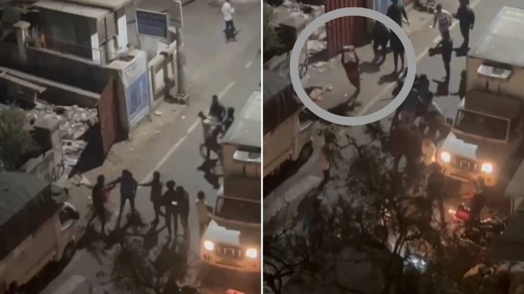 Clash between two groups Pimpri chinchwad video viral