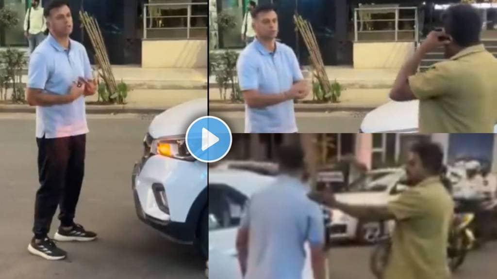 Rahul Dravid gets into Argument with Auto Driver After Minor Accident in Bengaluru Video