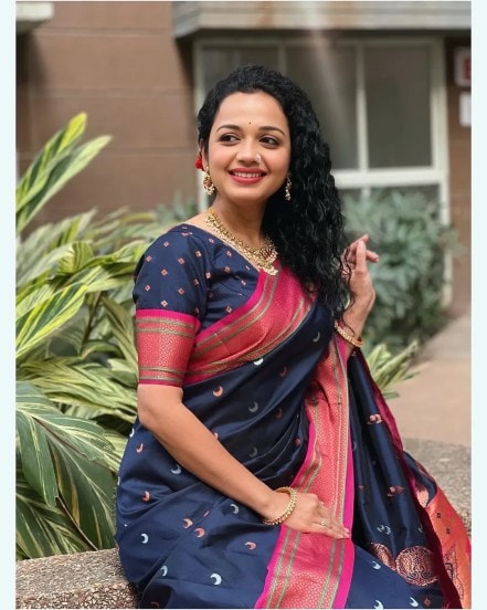 Rashmi Anpat Chandrakor Paithani Saree