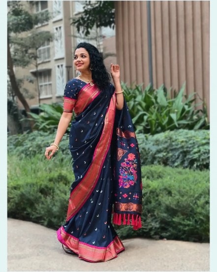 Rashmi Anpat Chandrakor Paithani Saree