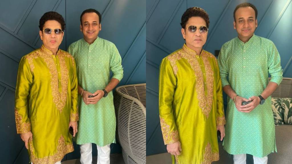 Marathi actor Sankarshan Karhade meet Sachin Tendulkar