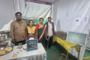 Non-vegetarian food in Samruddhi Mini Saras exhibition being held under Umed Mission