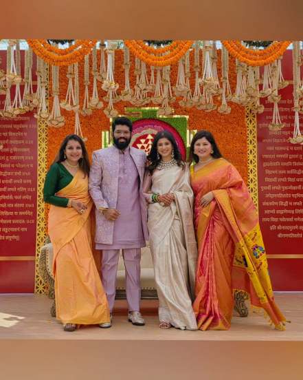 Savaniee Ravindrra At Ankita Walawalkar Wedding