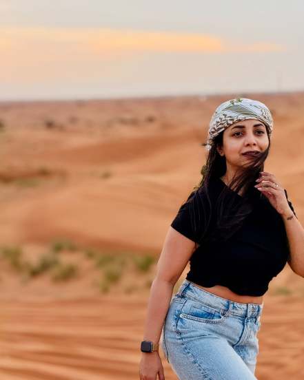 Sayali sanjeev Desert Safari Dubai