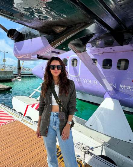 Tripti dimri Maldives vacation photos