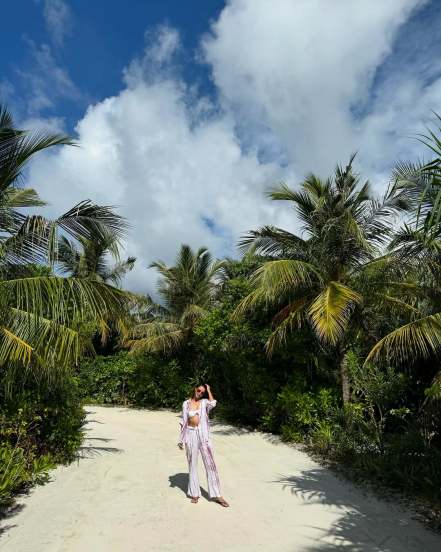 Tripti dimri Maldives vacation photos