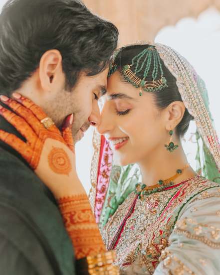 Sanam Teri Kasam Saru Wedding Photos, Actress Mawra Hocane Wedding Pics