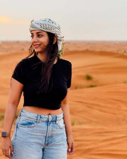 Sayali sanjeev Desert Safari Dubai