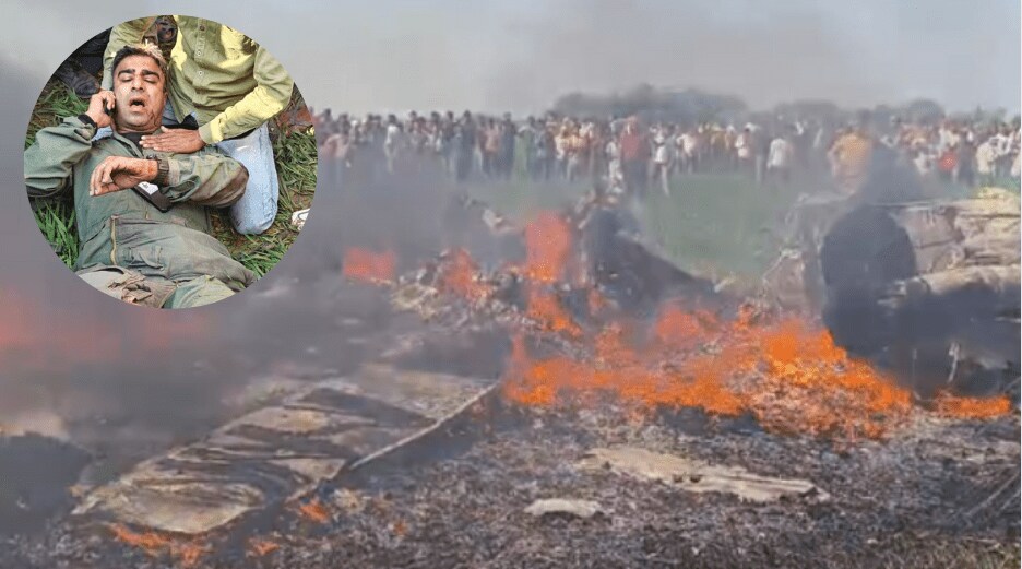 IAF Mirage 2000 fighter aircraft crashes in Shivpuri, Madhya Pradesh.