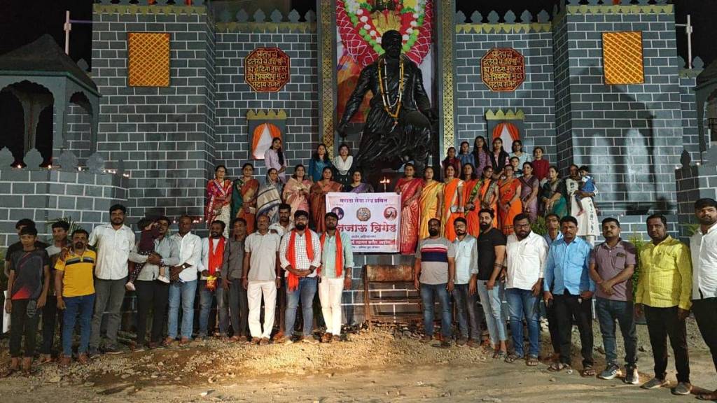 Deepotsav celebrated on the eve of Shiv Jayanti in Karjat