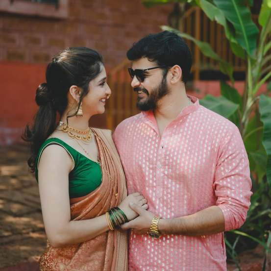 Shivani Sonar Ambar Ganpule Romantic Photoshoot