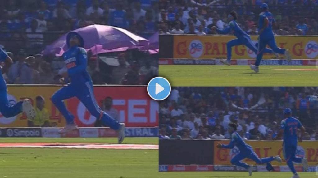 Shubman Gill Stunning Diving Catch to dismiss Harry Brook on Harshit Rana bowling IND vs ENG