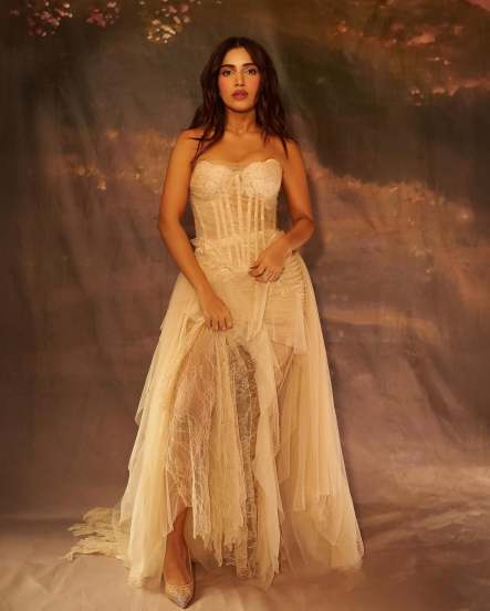 Bhumi Pednekar shares stunning pictures in white dress on social media looks like a fairy