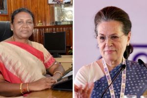 Image Of Sonia Gandhi And Draupadi Murmu