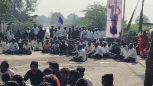 activists stage sit-in protest over removal of unauthorized statue of dr ambedkar