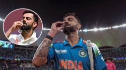 Virat Kohli : शतक झळकवल्यावर विराट गळ्यातल्या लॉकेटला किस का करतो? यामागचं खास कारण काय?