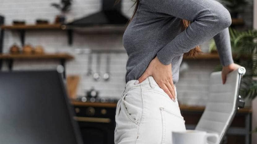 What leads to lower back pain